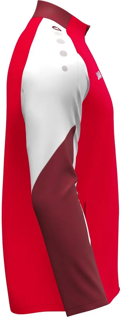 JAKO Dynamic Polyestervest Heren - Rood/Wit/Donkerrood S