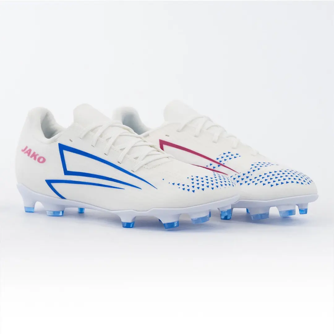 Jako RS89 Team Voetbalschoenen FG - 40,5 - Wit/Rood/Blauw