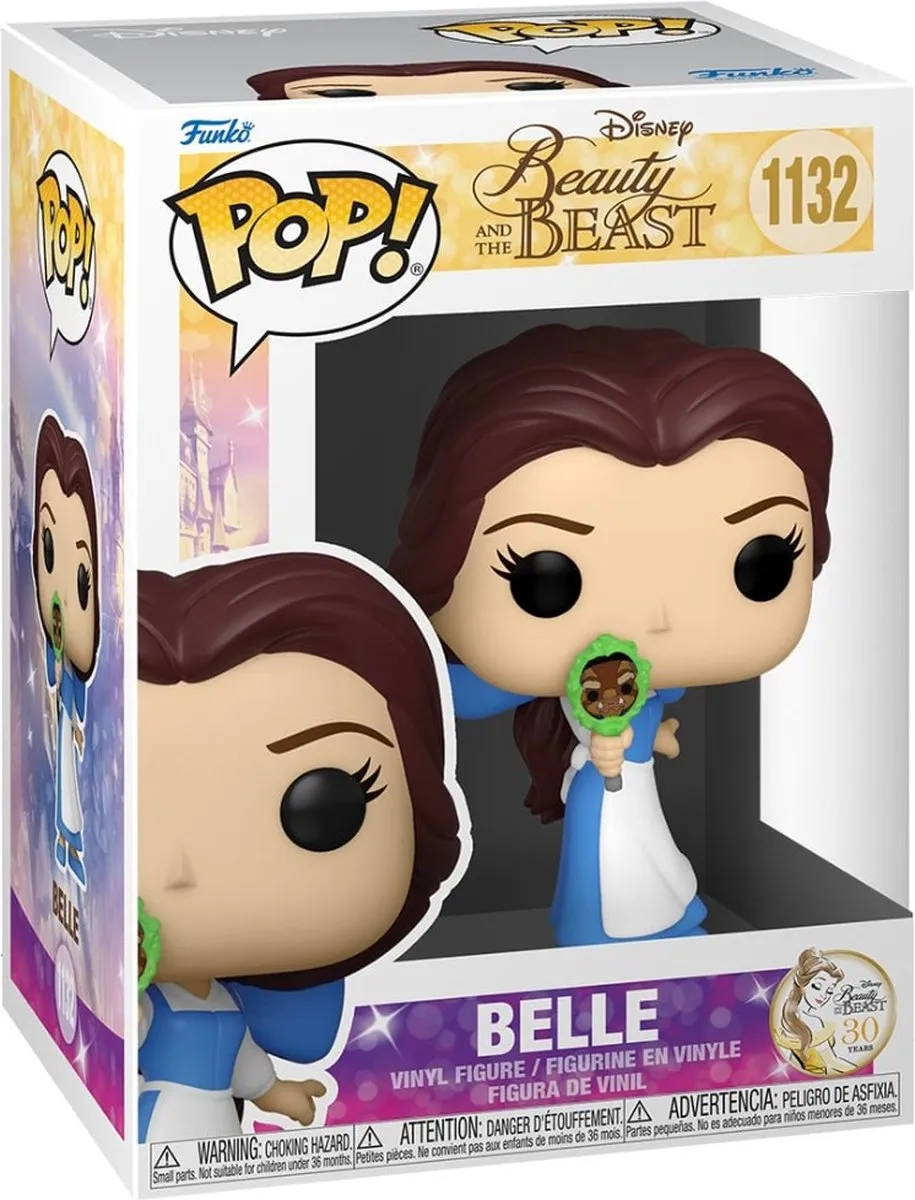 Disney POP! Movies Belle Verzamelfiguur - 9cm - Multicolor
