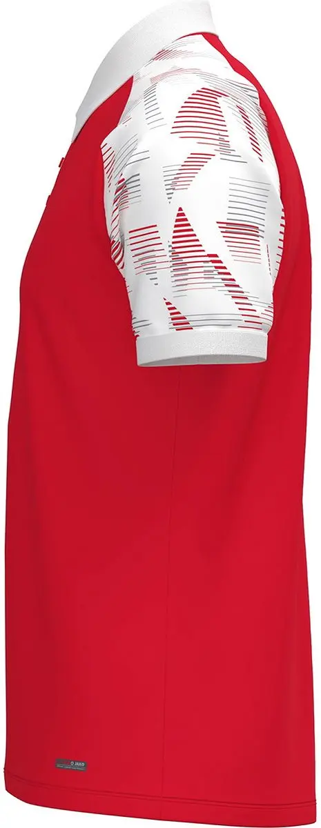 JAKO Sonic Polo Heren - Rood Wit XL