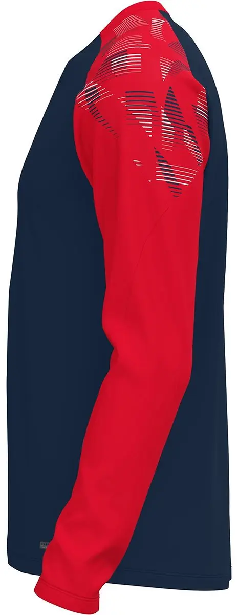 JAKO Sonic Longsleeve Heren S - Marine/Rood