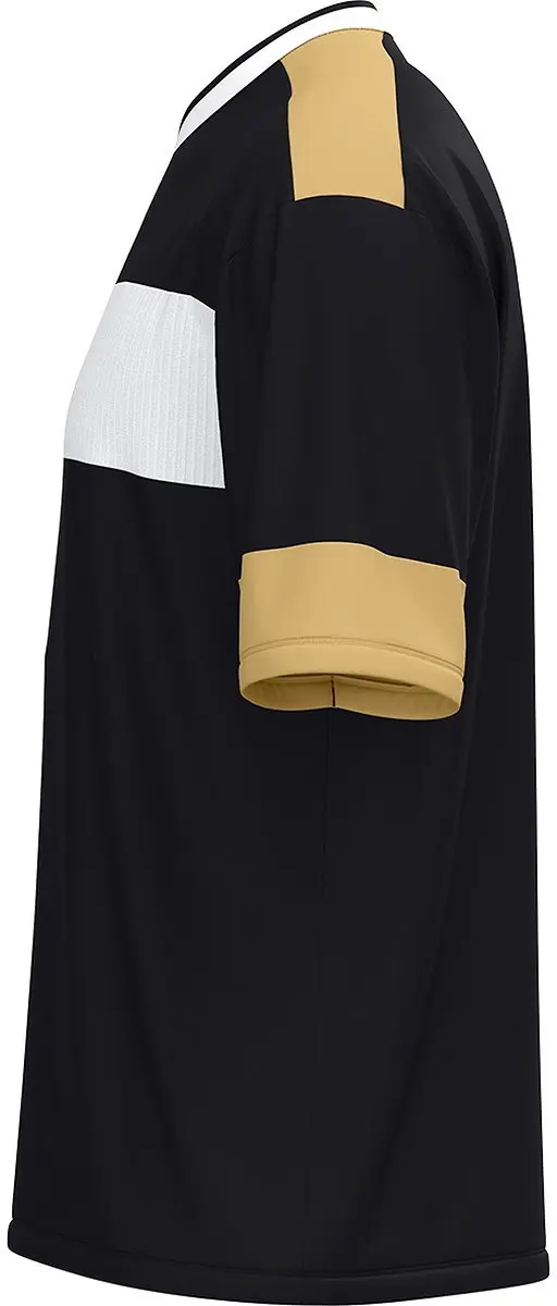 JAKO Club 92 Shirt Heren - XL - Zwart/Wit/Goud