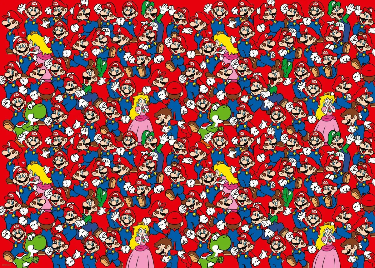 Ravensburger Super Mario Legpuzzel 1000 Stuks - Multicolor