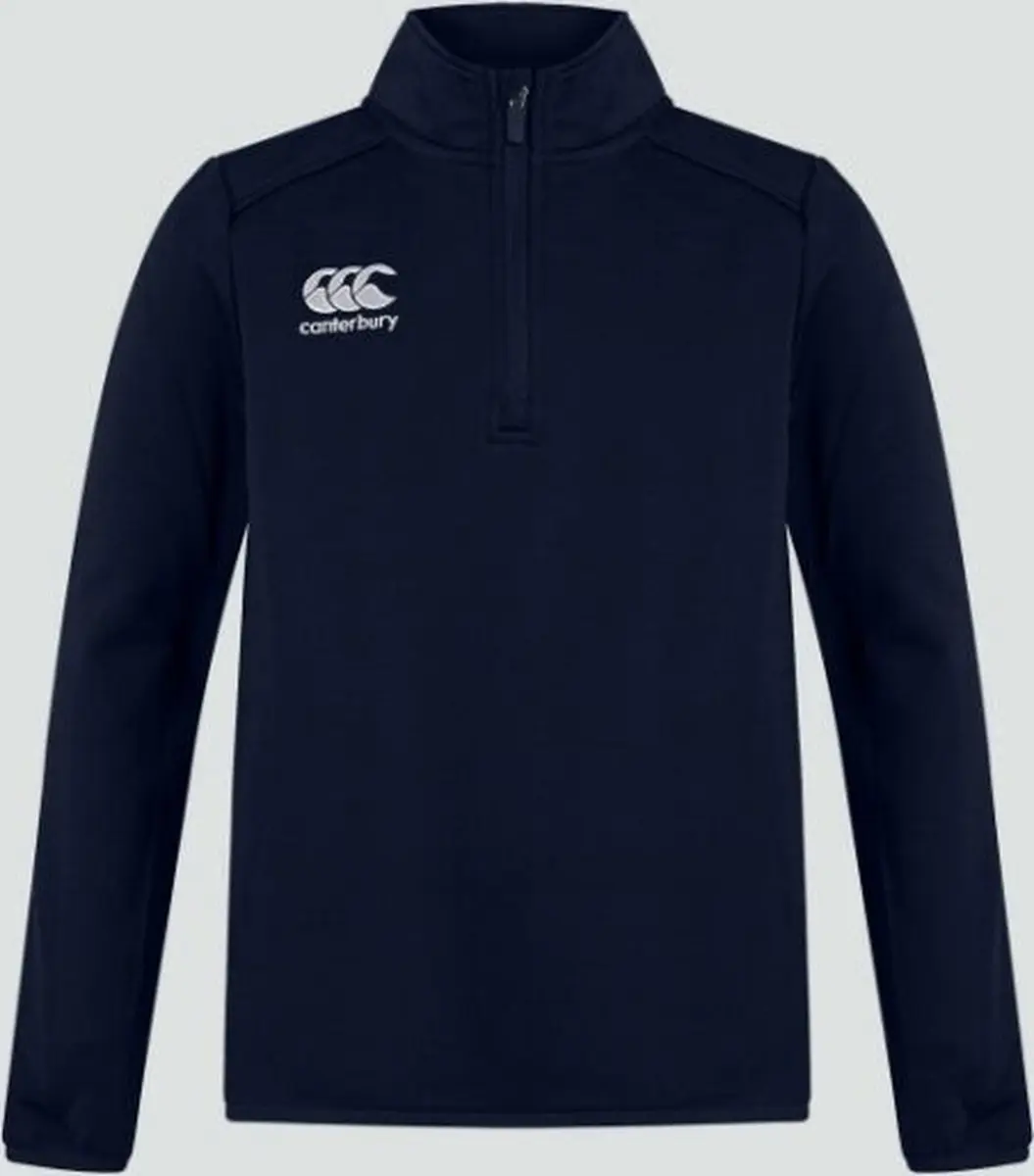 Quarter Zip Midlayer Training Top Junior Navy