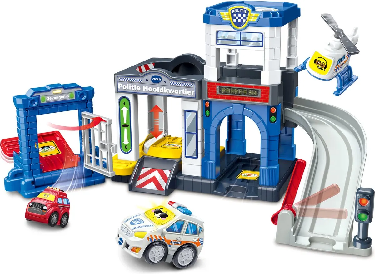 Vtech Toet Toet Politie Hoofdkwartier - Agent Alex MPN 80-569923 - Educatief Speelgoed - Multicolor