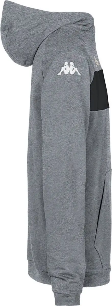 Kappa Daccio Hoodie - Grijs Melange/Zwart S