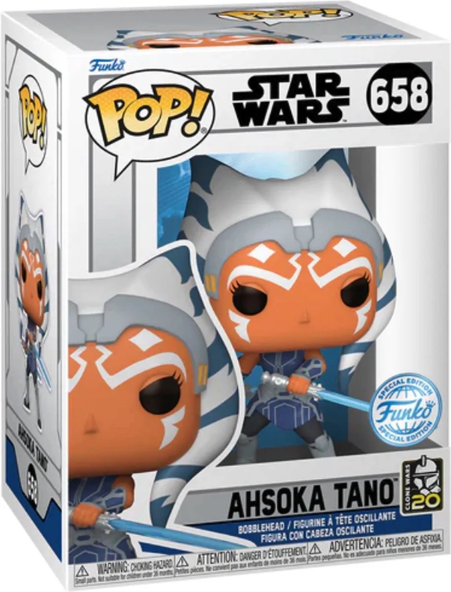 Funko Pop Star Wars Clone Wars Ashoka Tano #658