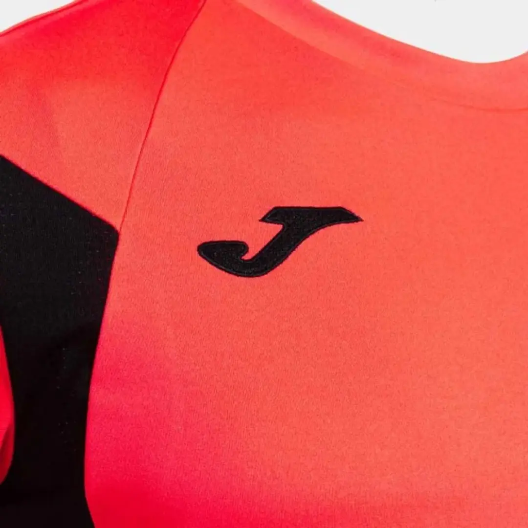 Joma Winner III T-shirt - L - Coral Fluor/Black