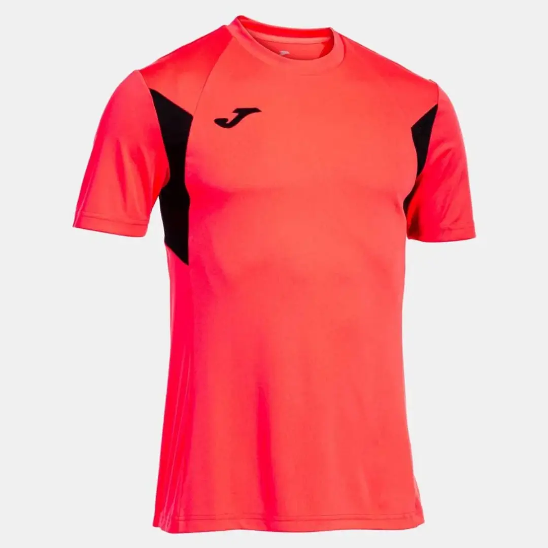 Joma Winner III T-shirt - L - Coral Fluor/Black
