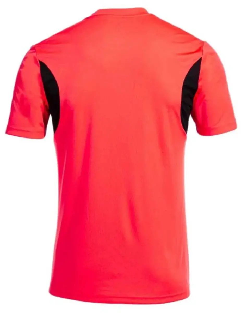 Joma Winner III T-shirt - L - Coral Fluor/Black