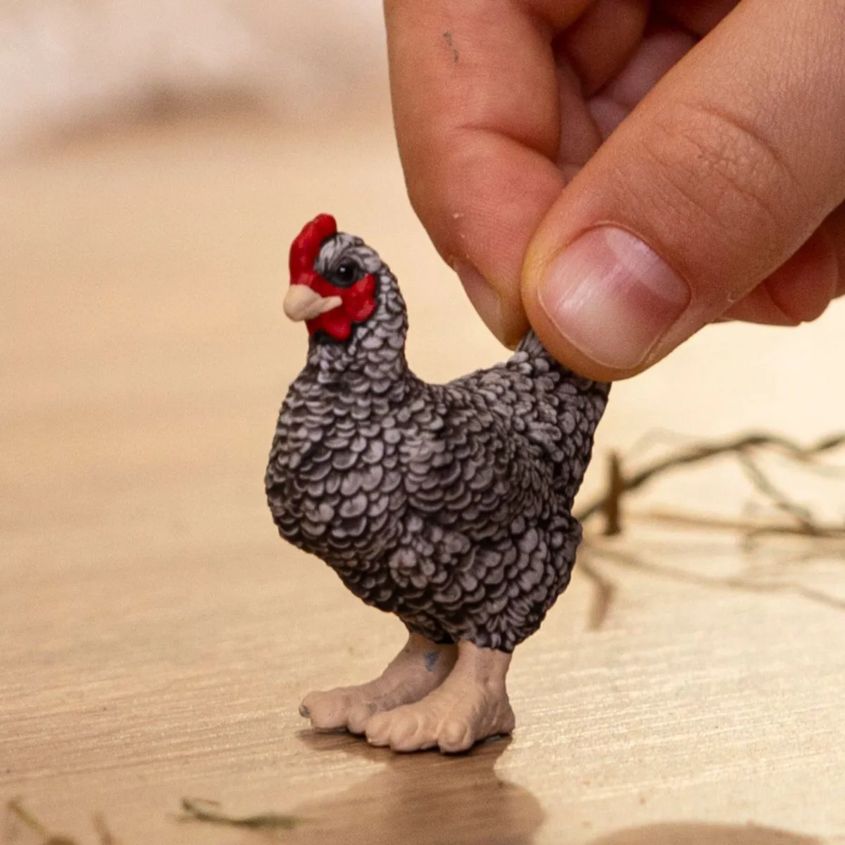 Schleich Farm World Plymouth Rock Kip 13997 - Meerkleurig - afbeelding 6 van 6