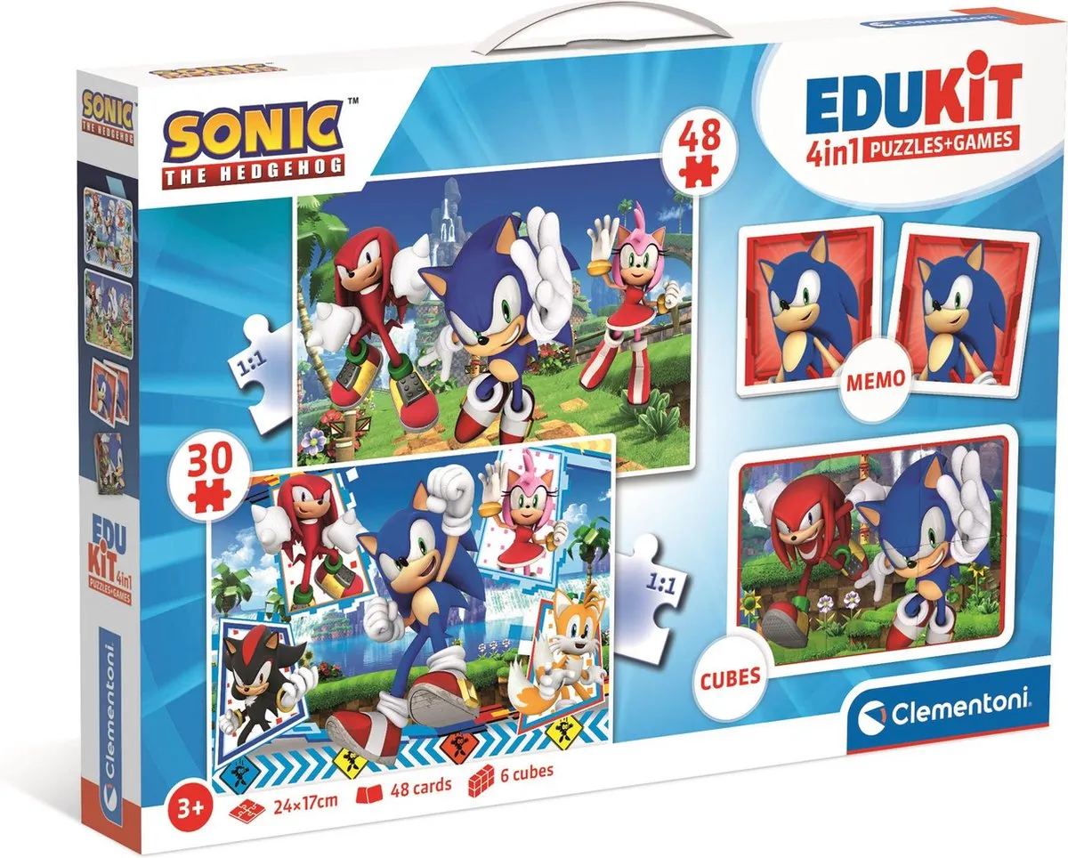 Clementoni Edukit 4-in-1 Sonic Speelset