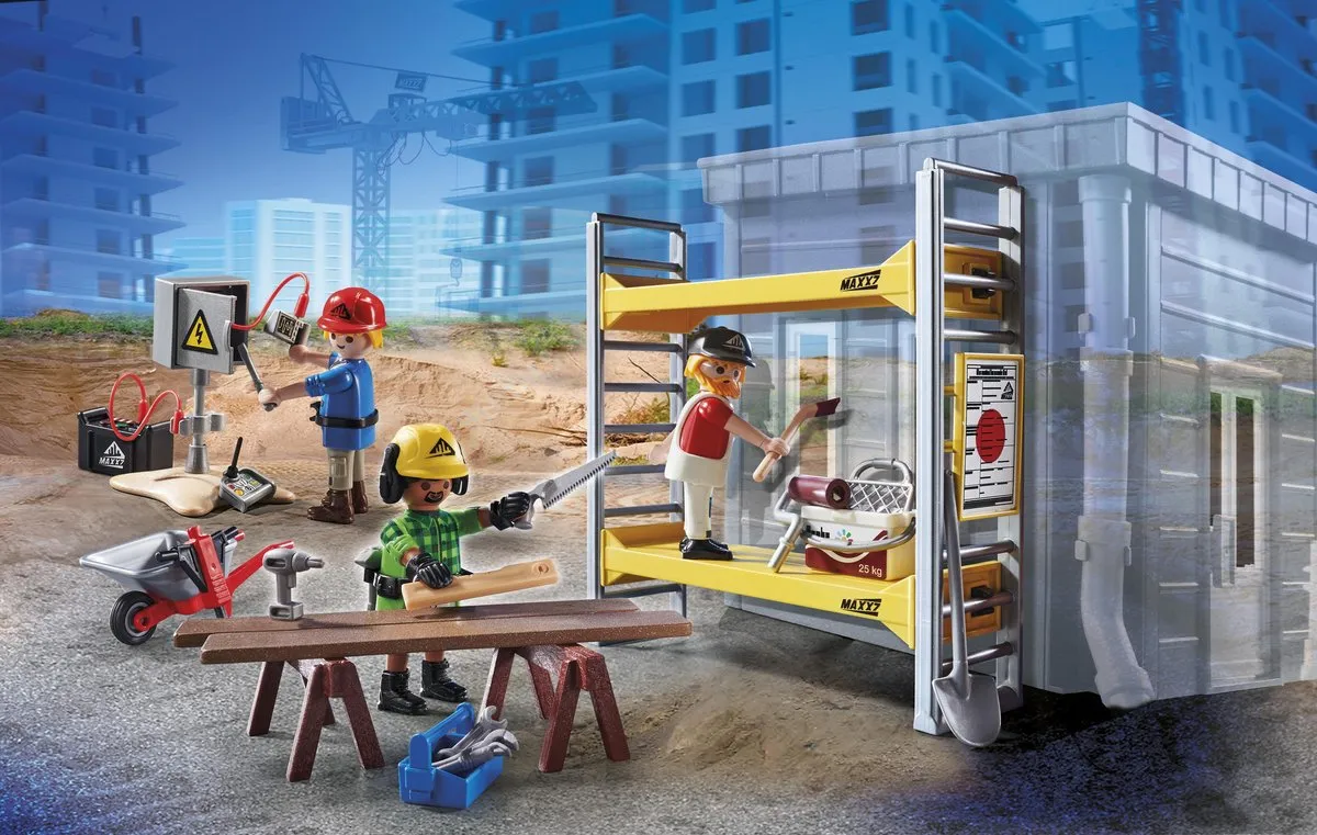 Playmobil City Action Stelling met werklieden 70446 - Multicolor - afbeelding 6 van 6