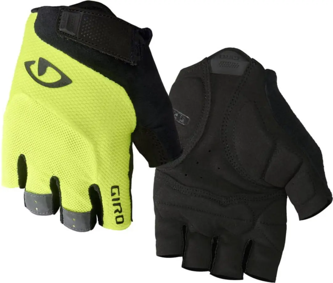 Giro Bravo Gel Fietshandschoenen - Geel/Zwart - Maat S