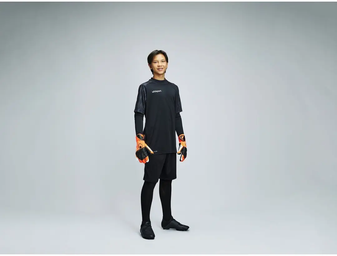 Uhlsport Reaction Keeperset Kinderen Trainingspak 140 - Zwart/Antraciet