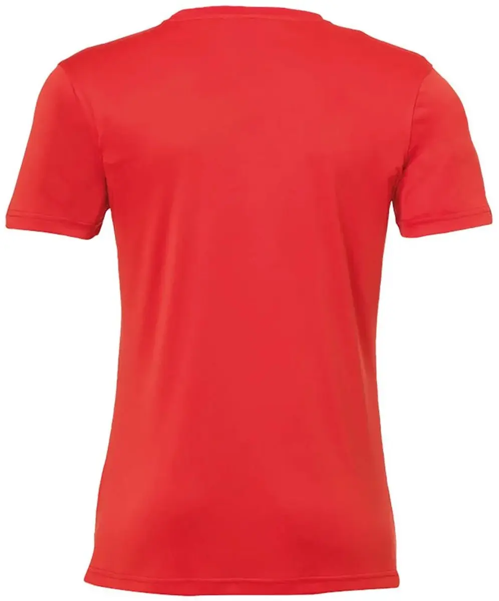 Uhlsport Stream 22 Dames Shirt Korte Mouw - XL - Rood/Wit
