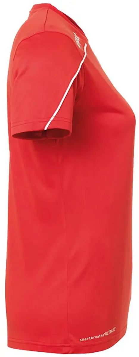 Uhlsport Stream 22 Dames Shirt Korte Mouw - XL - Rood/Wit