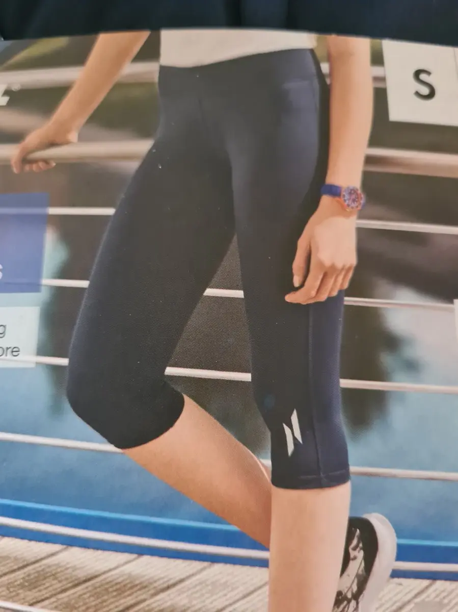 Crivit dames Sportlegging Blauw maat S 36/38