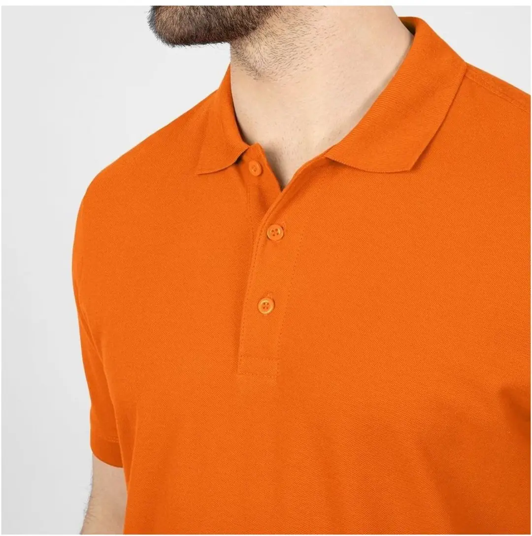 Jako Organic Polo Heren - XL - Oranje