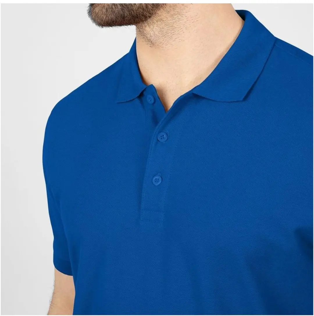 JAKO Organic Polo Heren Royal - XL