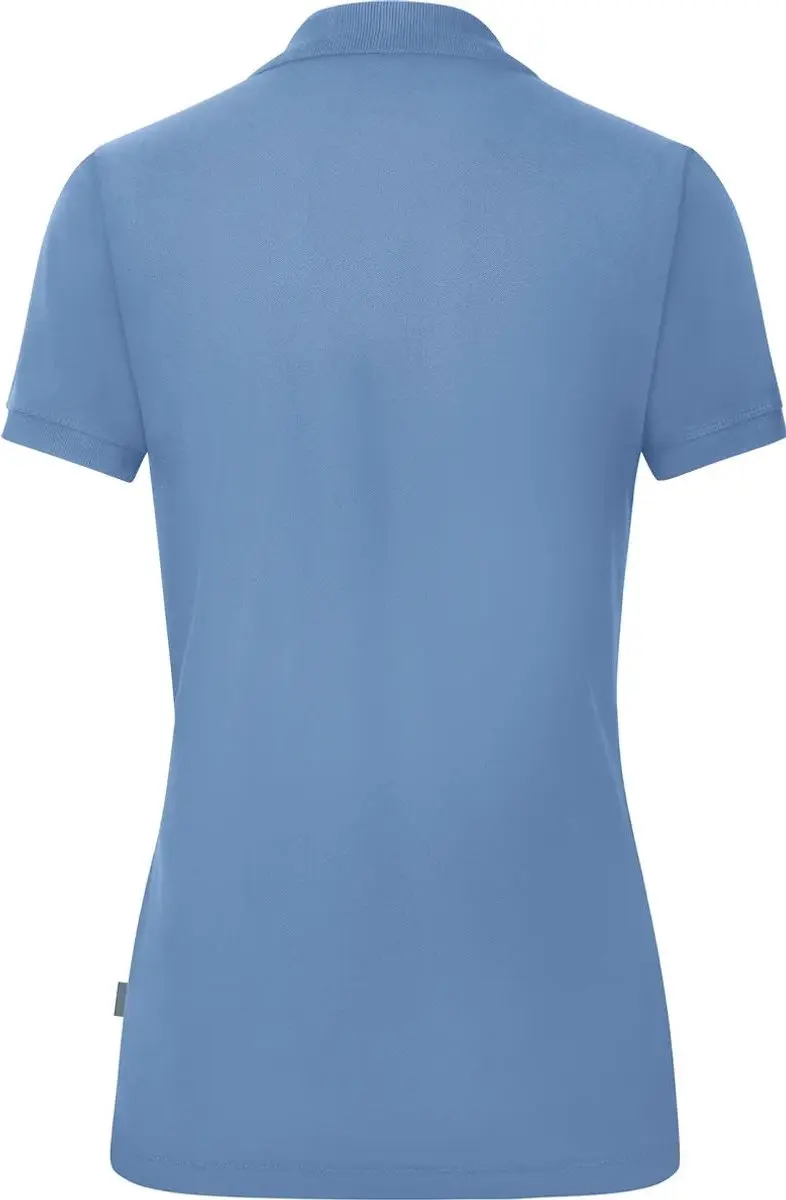 JAKO Organic Polo Dames Ijsblauw - Maat 34