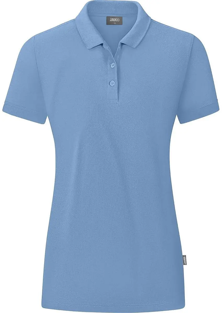 JAKO Organic Polo Dames Ijsblauw