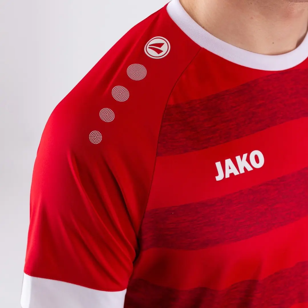 JAKO Celtic Melange Shirt Heren - Sportrood XXL