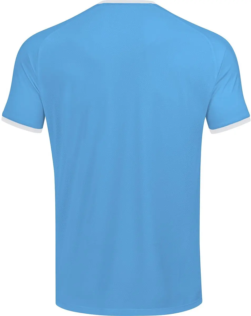 JAKO Inter Shirt Korte Mouw Heren - Wit/Hemelsblauw S
