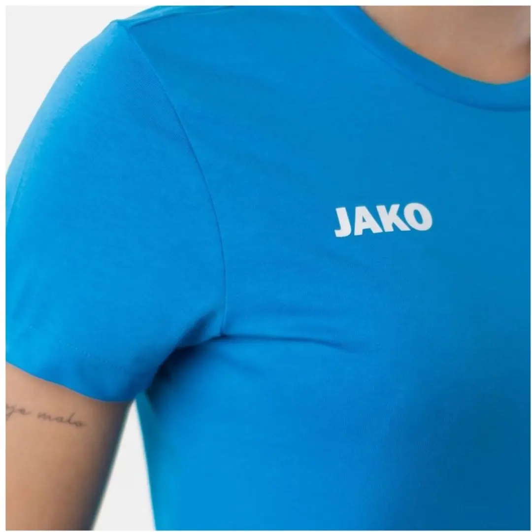JAKO Base T-Shirt Dames - Lichtblauw Maat 40