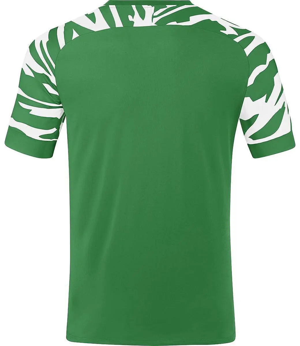 JAKO Wild Shirt Heren Korte Mouw - Sportgroen XL