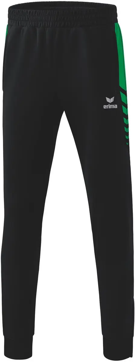 Erima Six Wings Worker Broek Kinderen 128 - Smaragd/Zwart