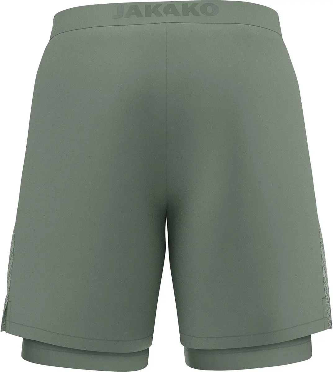 JAKO Power 2-In-1 Short Dames - Mintgroen Maat 34