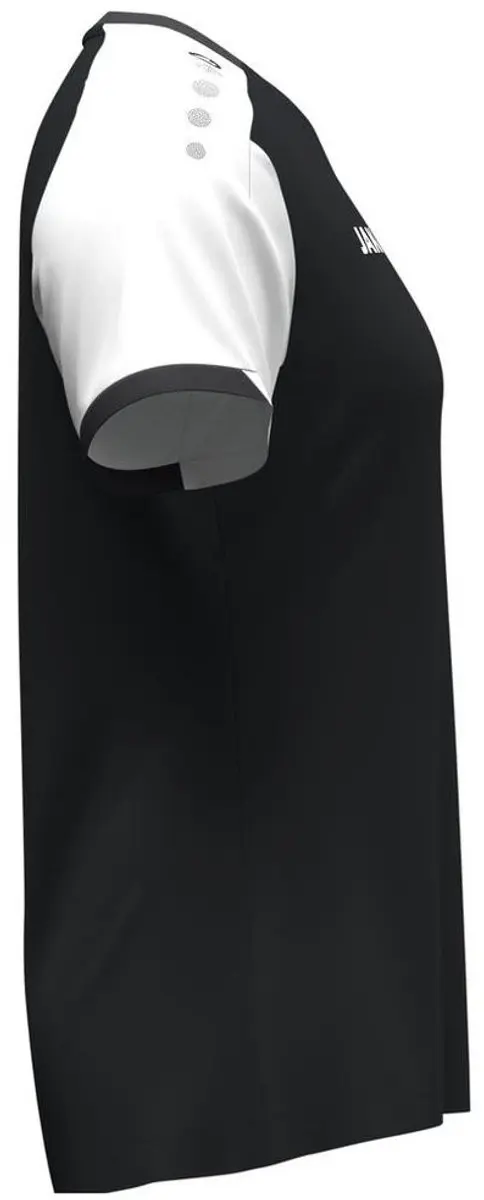 Jako Dynamic T-Shirt Dames L - Zwart/Wit/Antraciet