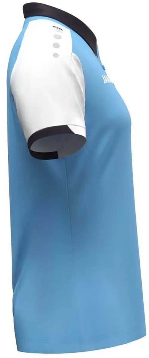 JAKO Dynamic Polo Dames - Hemelsblauw/Wit/ Marine L