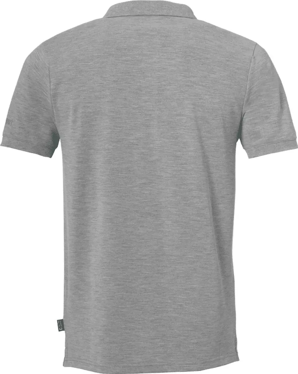 Uhlsport Essential Prime Polo Heren 4XL - Donkergrijs/Zwart