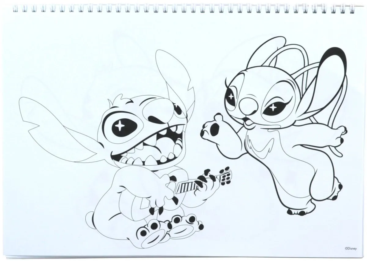 Disney Lilo & Stitch Spiraal Schetsboek A4 - 40 Pagina's
