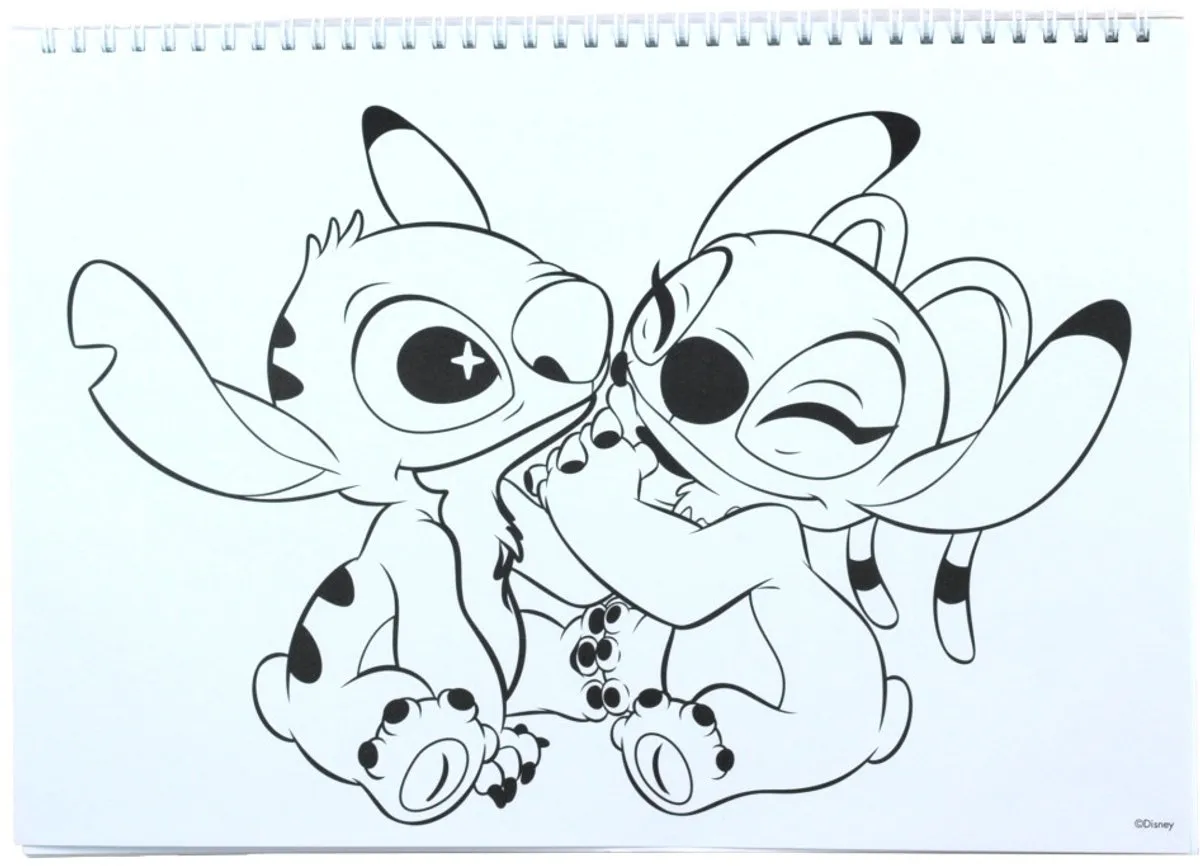 Disney Lilo & Stitch Spiraal Schetsboek A4 - 40 Pagina's