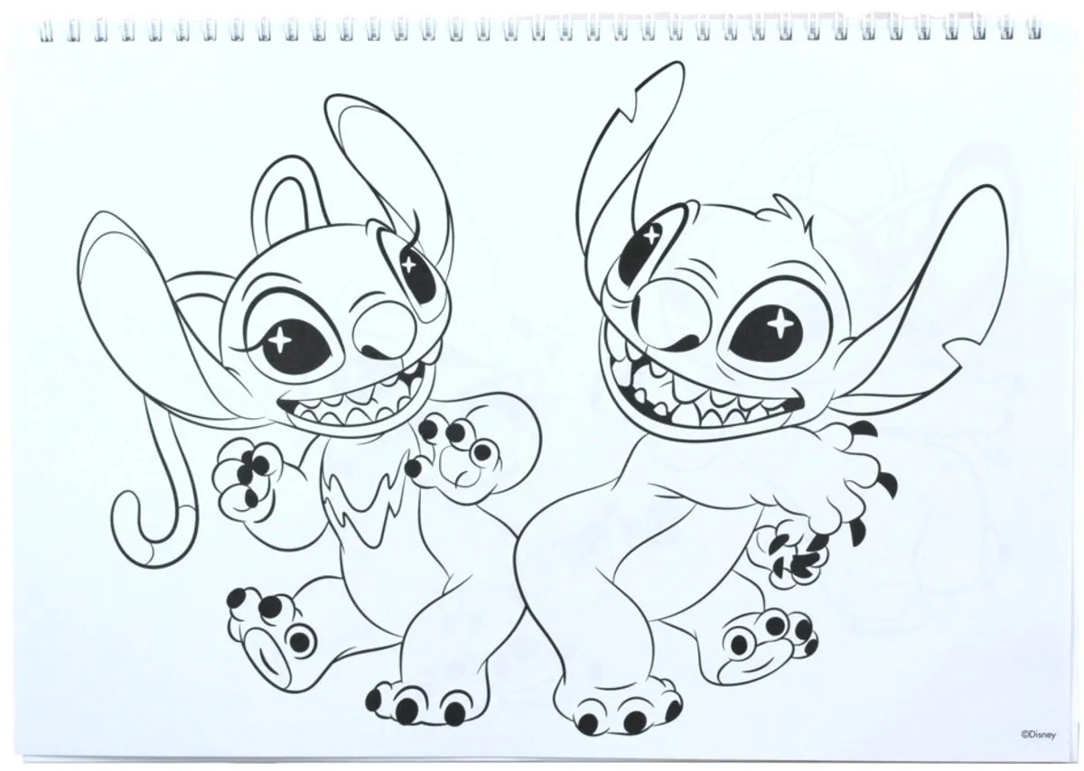 Disney Lilo & Stitch Spiraal Schetsboek A4 - 40 Pagina's - afbeelding 6 van 6
