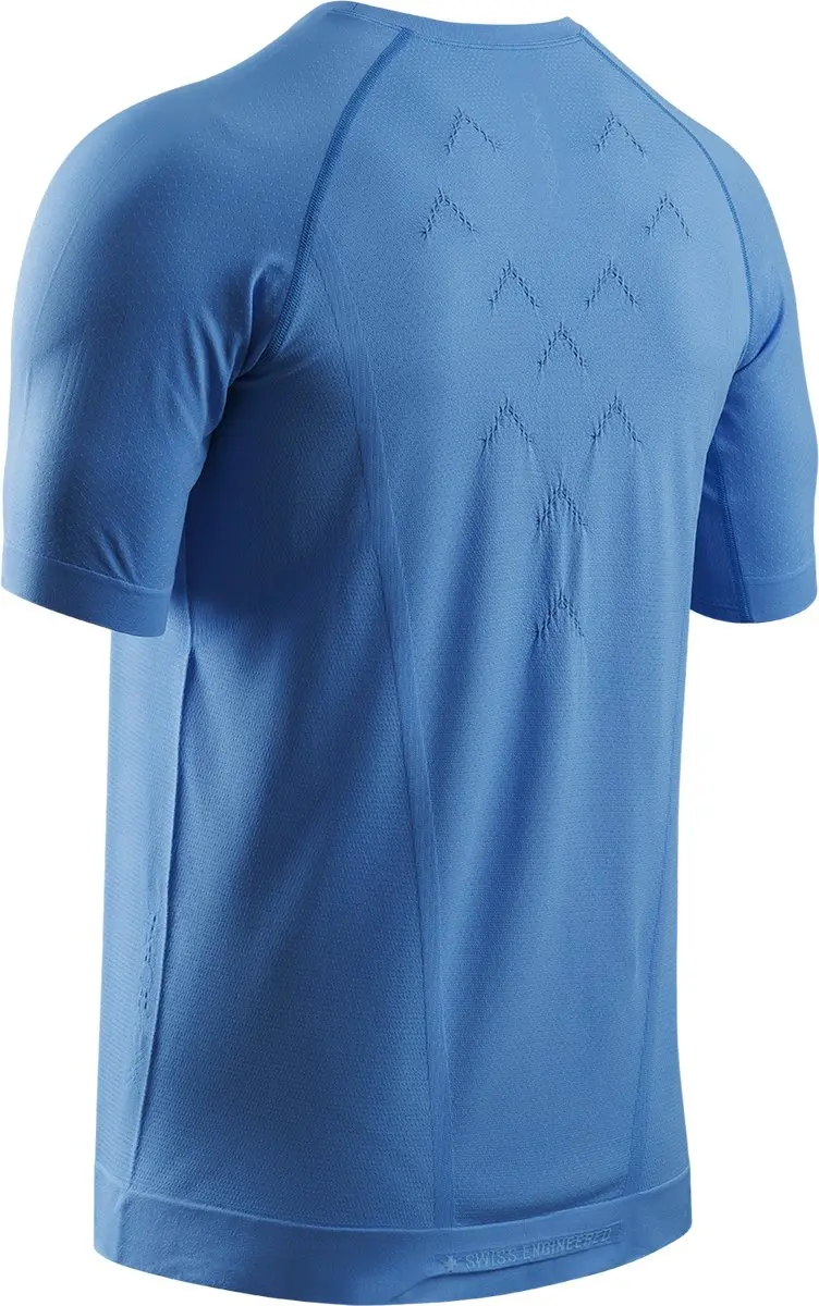 X-Bionic Xceed Hardloopshirt Korte Mouwen M - Leisteenblauw/Marine