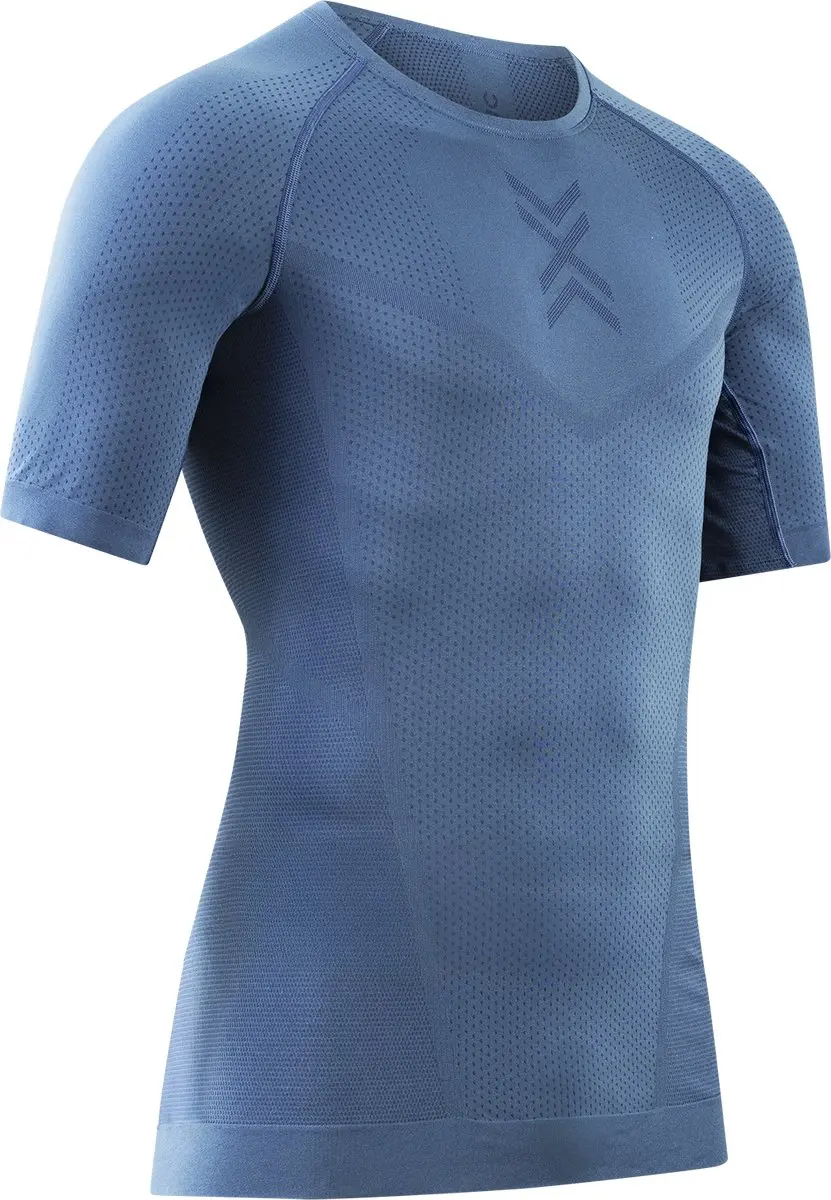 X-Bionic Xceed Hardloopshirt Korte Mouwen M - Leisteenblauw/Marine