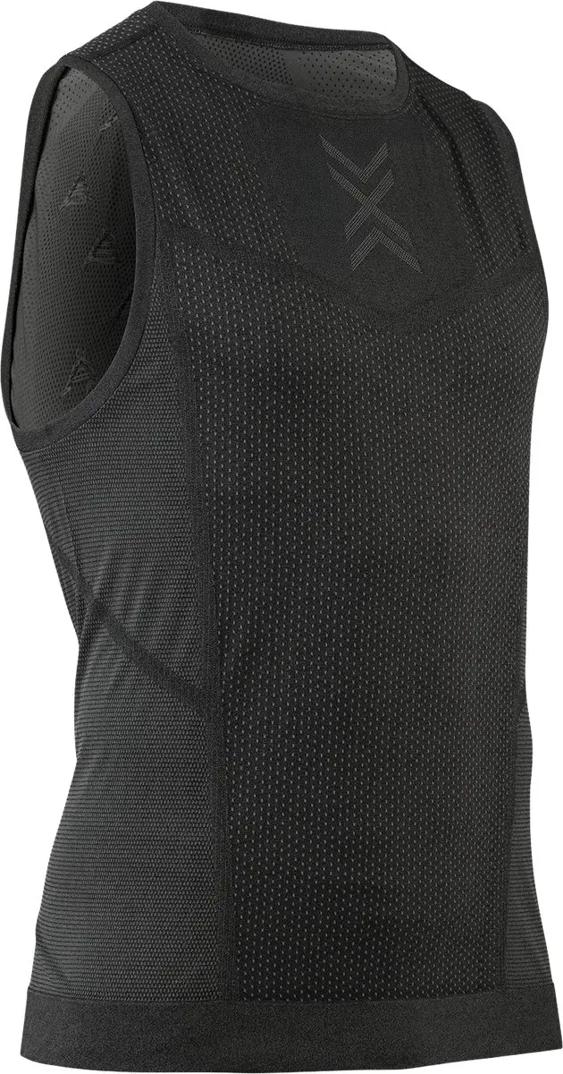 X-Bionic Xceed Run Tanktop Heren - Zwart/Rhinogrijs S