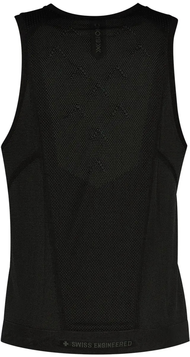 X-Bionic Xceed Run Tanktop Heren - Zwart/Rhinogrijs S