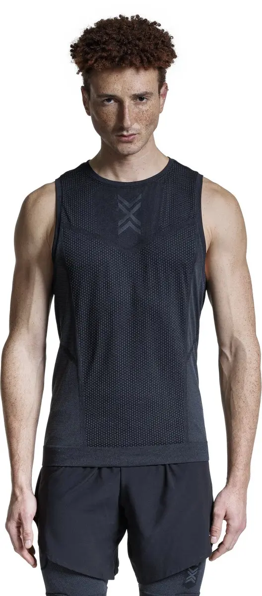 X-Bionic Xceed Run Tanktop - XXL - Zand/Donkerzand