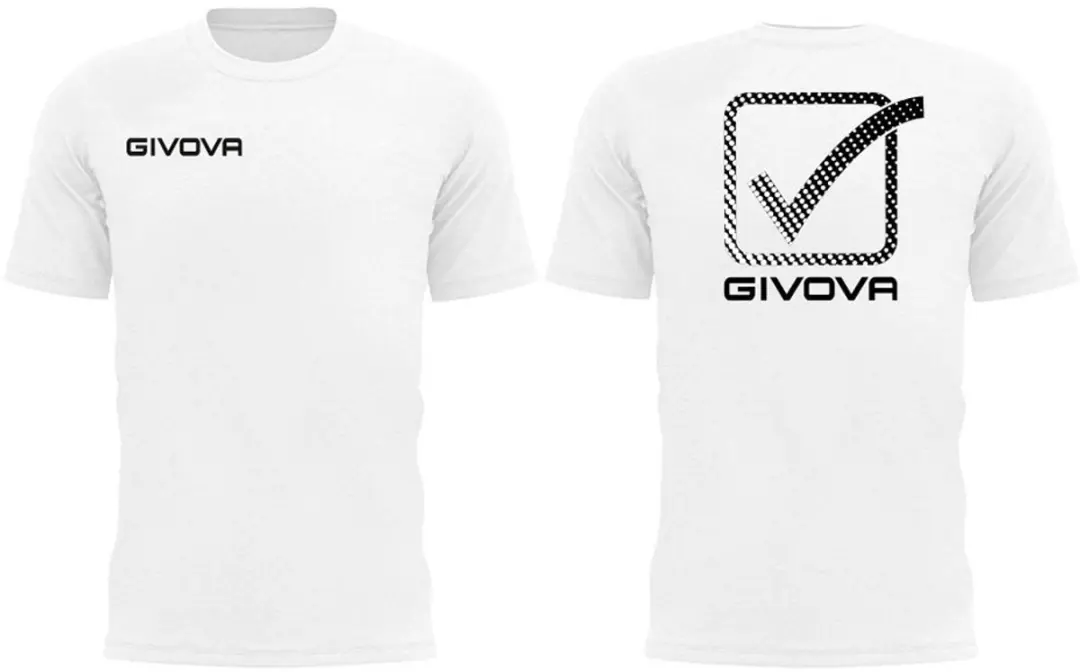 Givova Cubo T-shirt Wit - 2XL - afbeelding 2 van 3