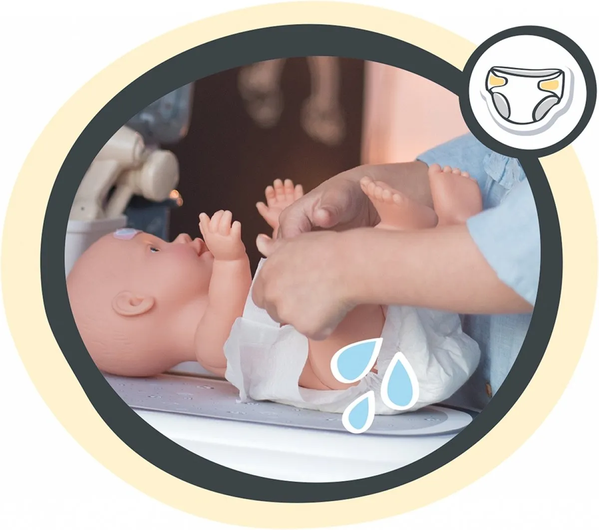 Smoby Baby Nurse Center 7600240300 - Bonte kleuren