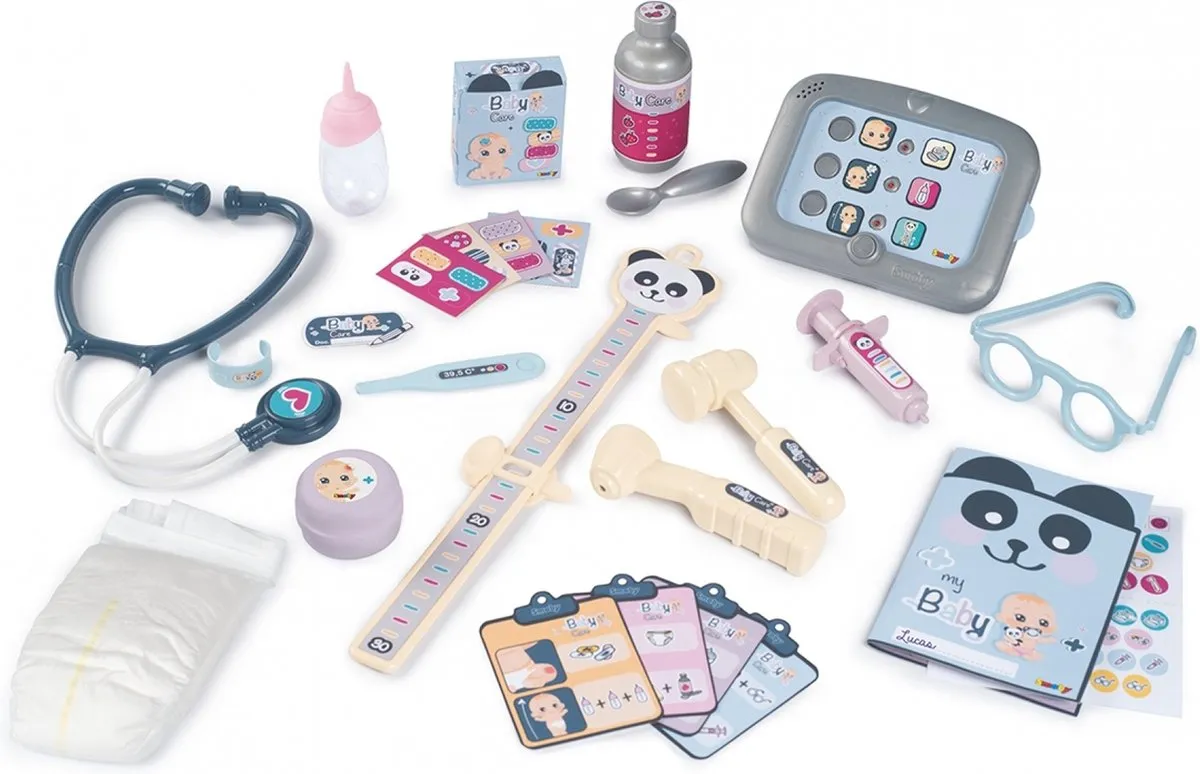 Smoby Baby Nurse Center 7600240300 - Bonte kleuren