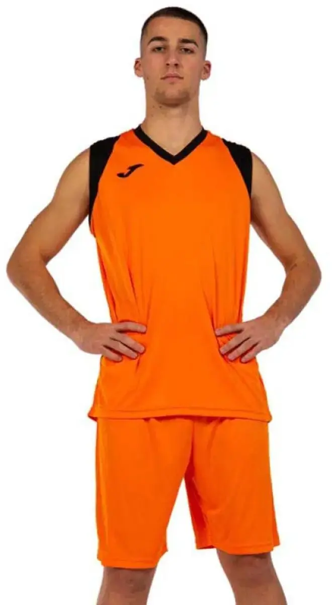 Joma Final II Set - Korte broek & shirt - Oranje XL - afbeelding 6 van 6