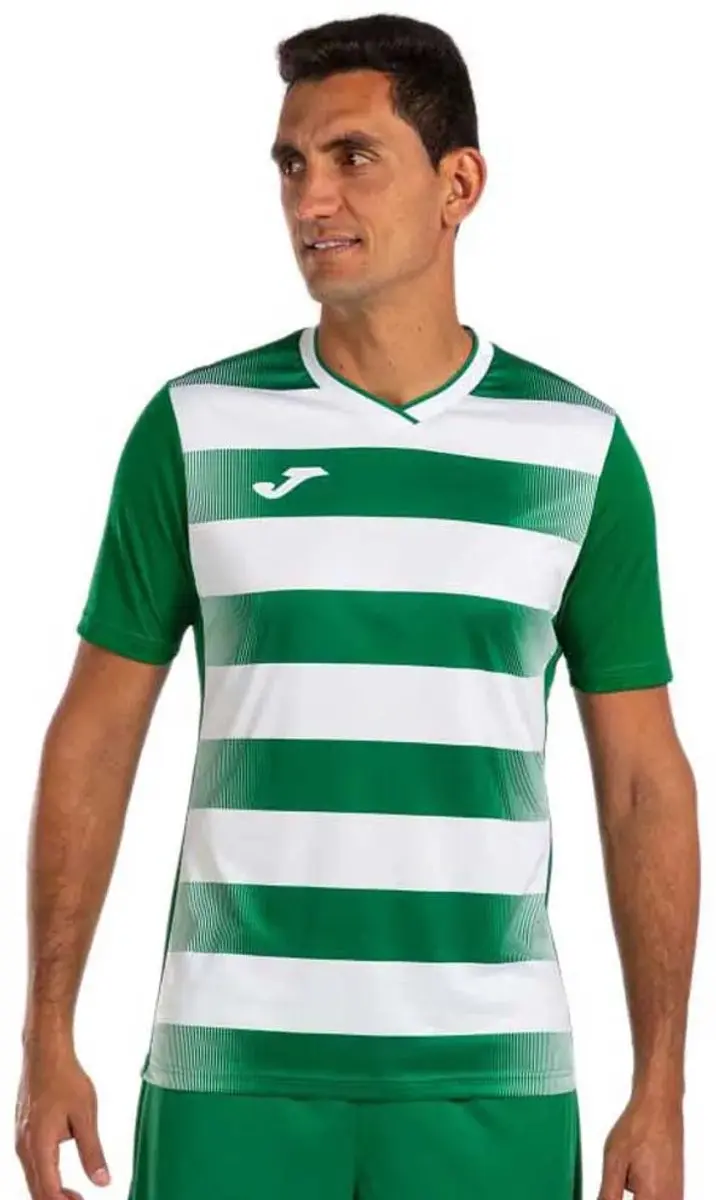 Joma Europa V T-shirt M - Groen/Wit