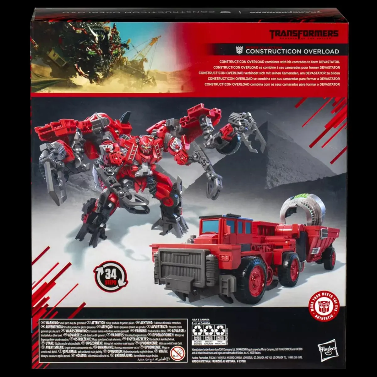 Hasbro Transformers Studio Series Action Figure Overload HASG1091 - Multi - afbeelding 2 van 6