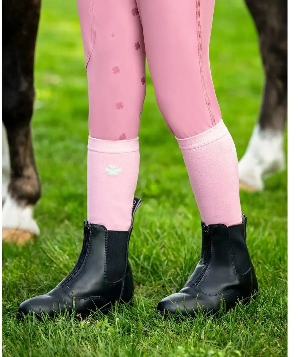 QHP Kniekousen Lucky Start Set - 27-30 - Roze - afbeelding 2 van 6